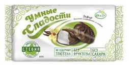 Зефир &quot;Умные сладости&quot; со стевией, ванильный, глазированны Di&amp;Di (60 г)